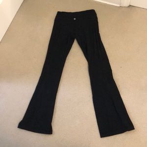Lululemon black bellbottom leggings